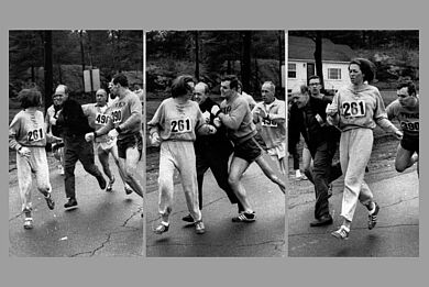 261 Fearless wurde von der legendären Marathonläuferin Kathrine Switzer und Editz Zuschmann, der österreichischen Lauf- und Athletiktrainerin für Frauen. Switzer ist vor alle wegen ihrer furchtlosen Teilnahme beim Boston Marathon im Jahre 1967 berühmt. 